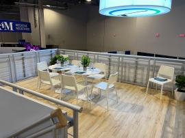 RENTAL: RE-9020 Medium Double Deck Design with Extrusion Drop Ceiling -- View 2